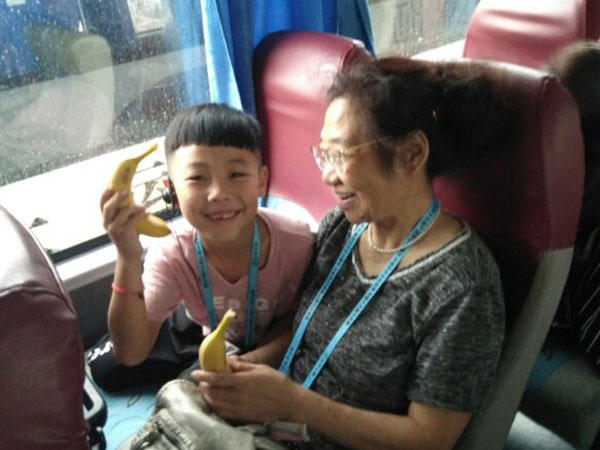 游客合影
